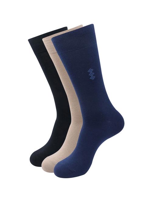 men pack of 3 solid above ankle length sock - 16989165 - Very Small Image - 1