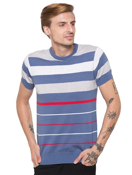 blue striped t-shirt - 16990069 - Very Small Image - 1