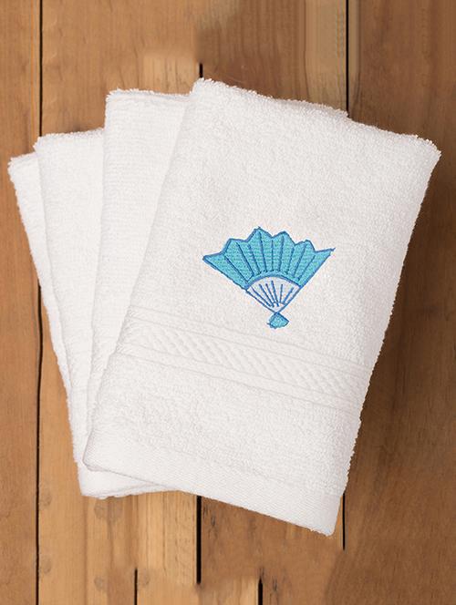 suzhou embroidered white face towels - 16990865 - Very Small Image - 1