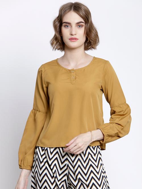 henley neck solid top  - 16992436 - Very Small Image - 1
