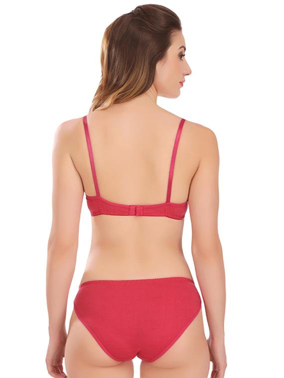 set of 2 lace detail bra & panty set - 16992540 - Zoom Image - 2