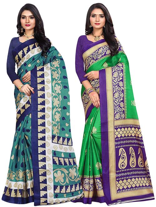 women's saree combo with blouse - 16994352 - Very Small Image - 1