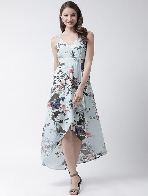 purist blue floral asymmetric dress  - 16995786 - Very Small Image - 1