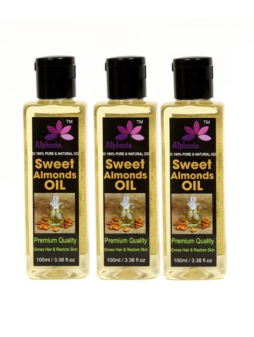 alphacia sweet almond hair oil 300ml - 16997053 - Very Small Image - 1