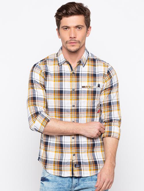 multi colored checkered casual shirt - 16997830 - Very Small Image - 1