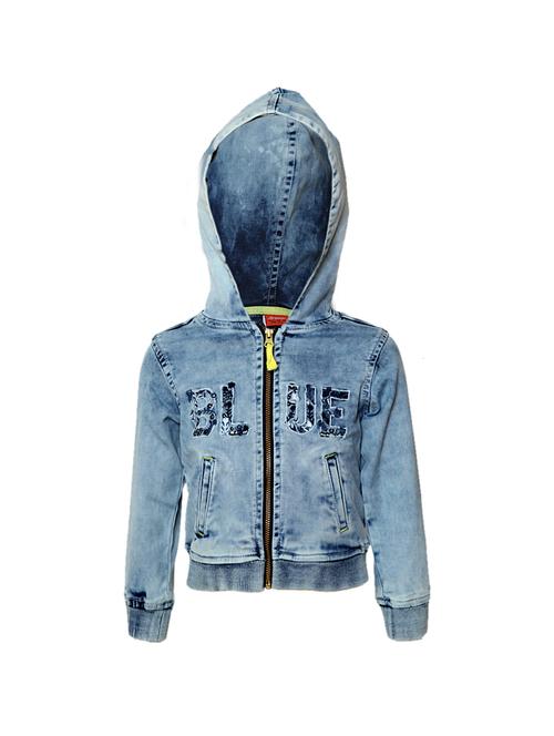 light blue cotton regular jackets  - 16998227 - Very Small Image - 1