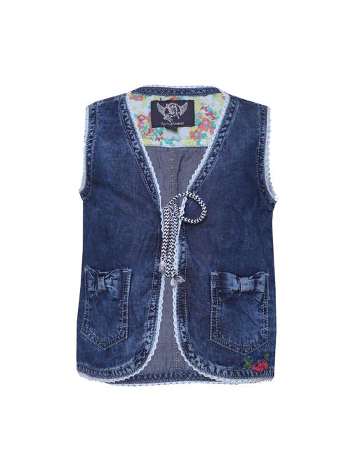 dark blue cotton waistcoat jackets - 16998358 - Very Small Image - 1