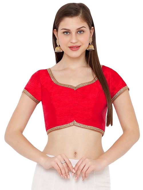 back dori solid blouse - 16999033 - Very Small Image - 1