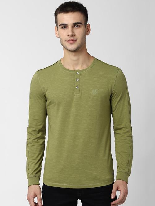green solid t-shirt - 16999325 - Very Small Image - 1