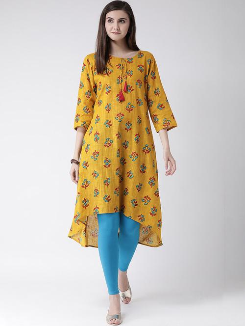women's asymmetric kurta - 17000476 - Very Small Image - 1