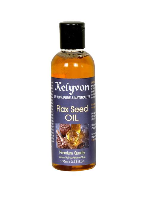 kelyvon flaxseed hair oil 100ml - 17001273 - Very Small Image - 1