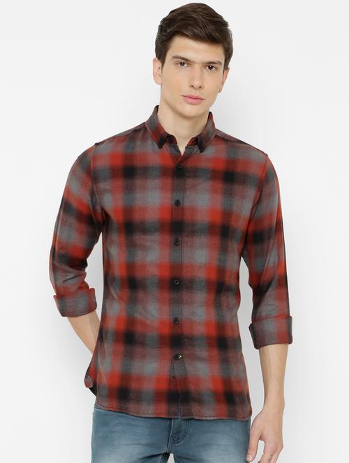 multi colored checkered casual shirt - 17001581 - Very Small Image - 1