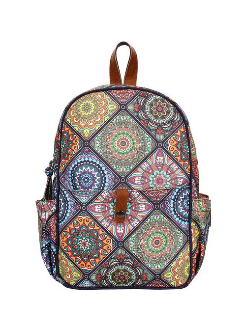blue canvas regular backpack - 17001690 - Very Small Image - 1