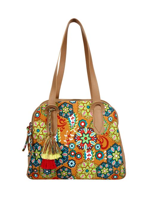 beige canvas handbag - 17001733 - Very Small Image - 1