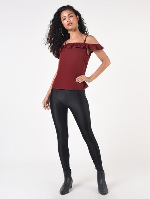 women's straight off shoulder top - 17006496 - Very Small Image - 1