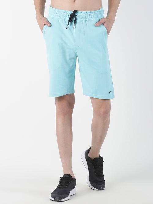 light blue solid shorts - 17006681 - Very Small Image - 1