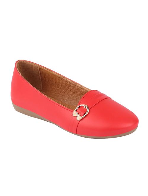 red pu slip on ballerina - 17007294 - Very Small Image - 1