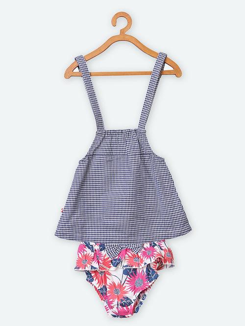 blue cotton playsuits twin sets  - 17009113 - Very Small Image - 1