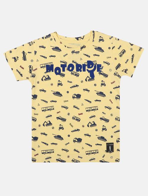 yellow cotton tshirt - 17011843 - Very Small Image - 1