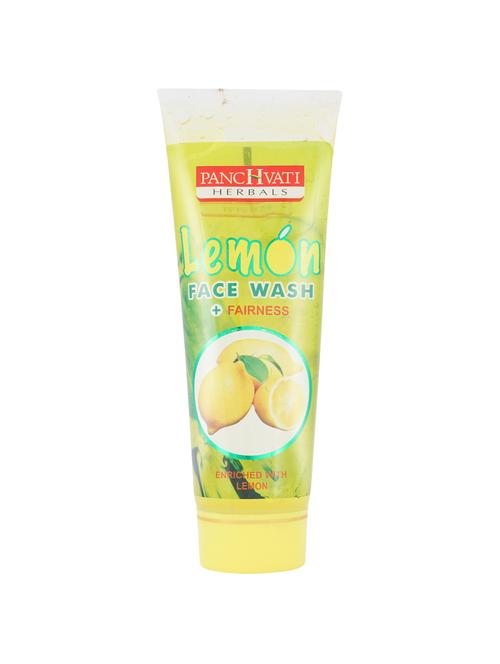 panchvati herbals face wash enriched with lemon 120 ml, pack of 2, 240 ml - 17012070 - Very Small Image - 1