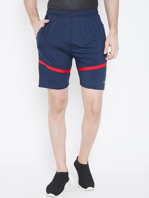 navy blue striped shorts - 17012424 - Very Small Image - 1