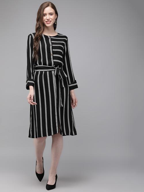 women's  striped dress - 17015373 - Very Small Image - 1