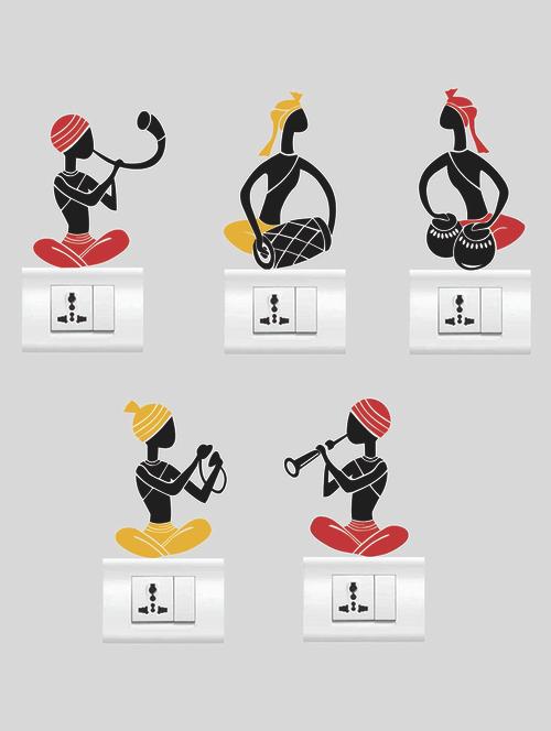 musician switch board sticker - 17015789 - Very Small Image - 1