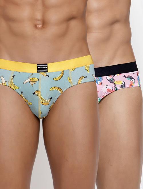multi colored printed hipster brief (set of 2) - 17016199 - Very Small Image - 1
