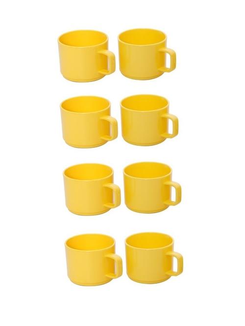 stylish trendy cup yellow (pack of 8) - 17017248 - Very Small Image - 1