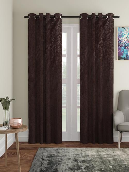  long crsuh long door curtain (pack of 2) - 17021710 - Very Small Image - 1