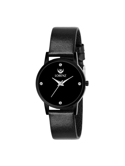 lorenz  black dial analog watch for women | watch for girls- as-93a - 17021805 - Very Small Image - 1