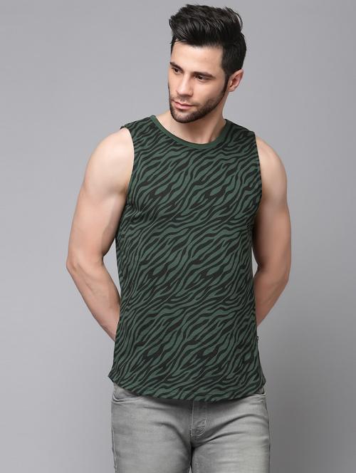 green all over print t-shirt - 17024632 - Very Small Image - 1