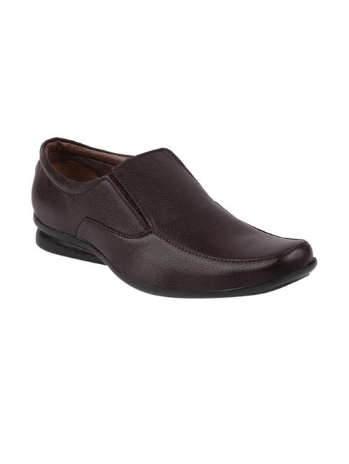 brown formal slip on shoes - 17025396 - Very Small Image - 1