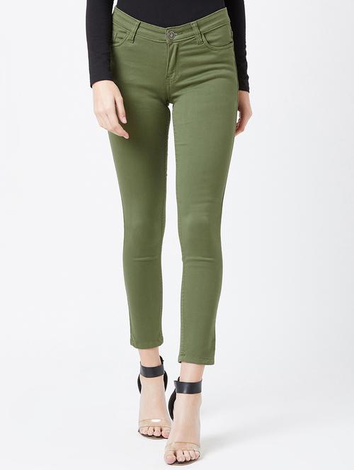 mid rise solid jeans  - 17027685 - Very Small Image - 1