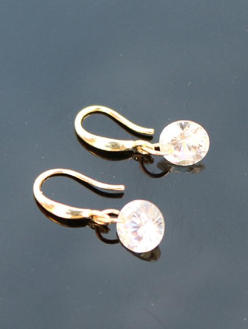  gold plated drop earring - 17029407 - Very Small Image - 1