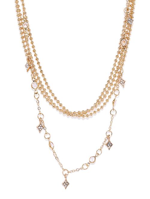  gold plated short necklace - 17029489 - Very Small Image - 1