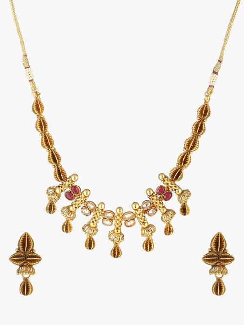  gold plated chain necklace - 17030580 - Very Small Image - 1