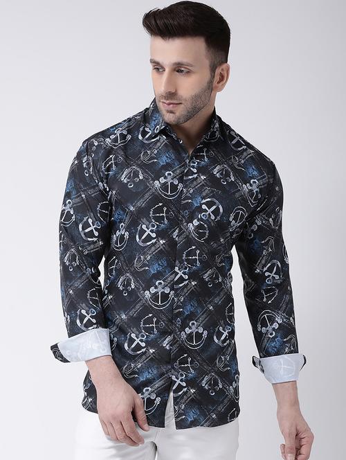black printed casual shirt - 17032512 - Very Small Image - 1