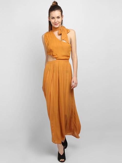tie up neck maxi dress  - 17033883 - Very Small Image - 1
