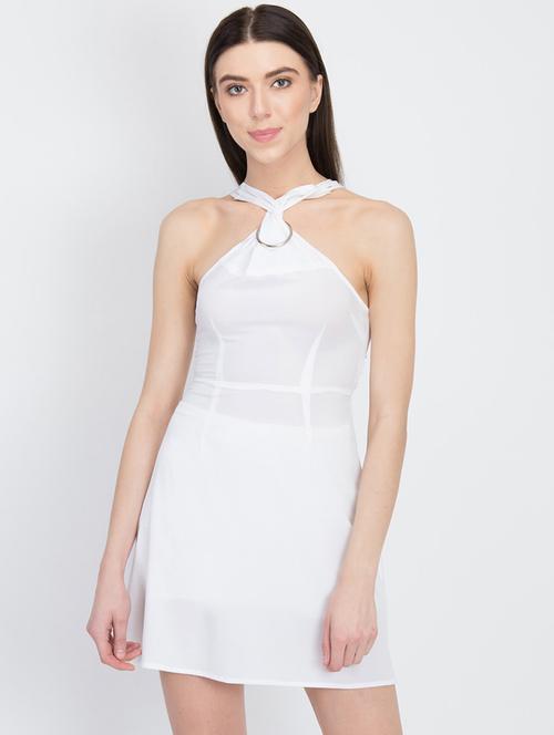 halter neck a-line dress  - 17033918 - Very Small Image - 1