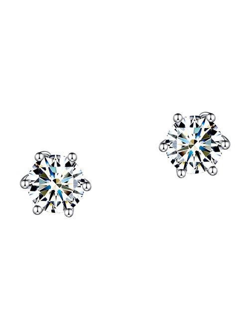  silver plated studs earring - 17034347 - Very Small Image - 1