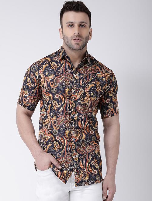 multi colored paisley print casual shirt - 17034796 - Very Small Image - 1