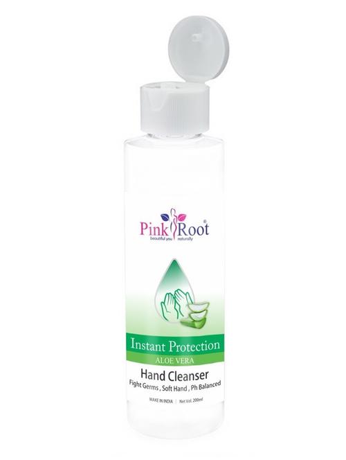 pink root aloe vera hand cleanser 200ml (pack of 12) - 17035195 - Very Small Image - 1