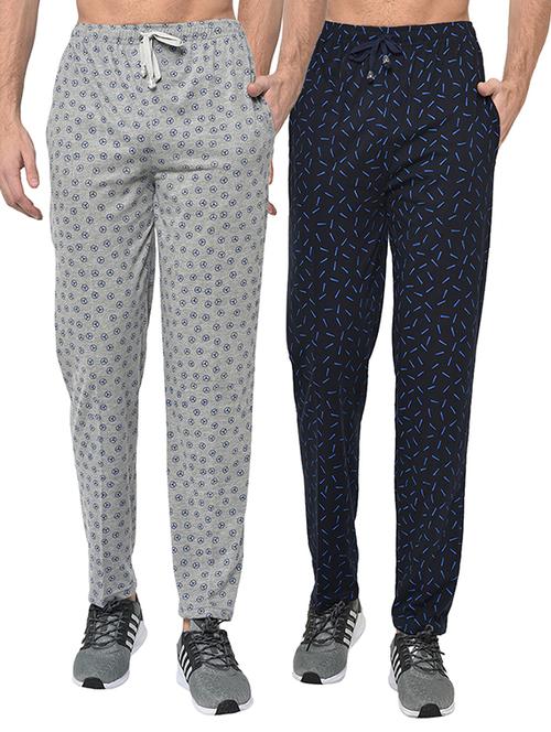 multi colored printed track pant - 17059403 - Very Small Image - 1