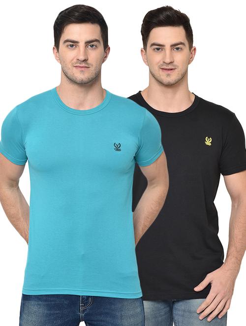 multicolor solid combo tshirt - 17059592 - Very Small Image - 1