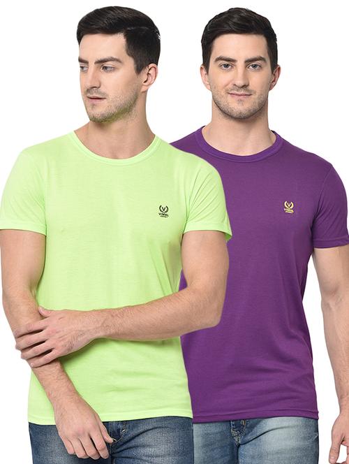 multi colored solid oombo t-shirt - 17059607 - Very Small Image - 1