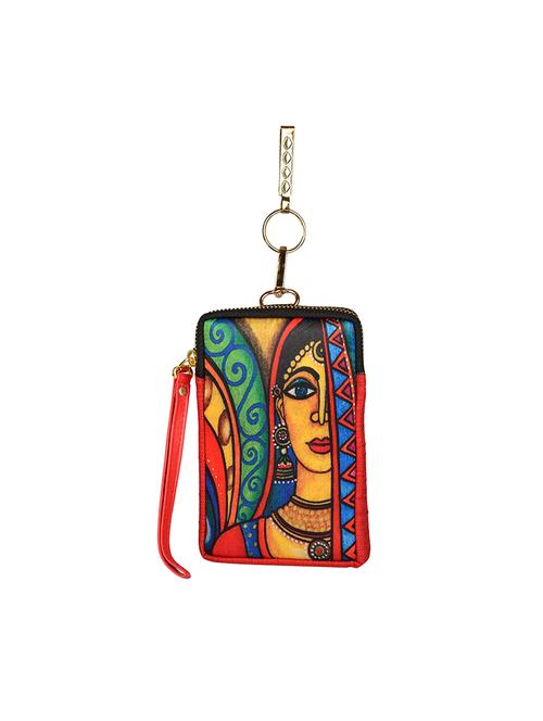 multi colored satin ethnic potli - 17060232 - Very Small Image - 1