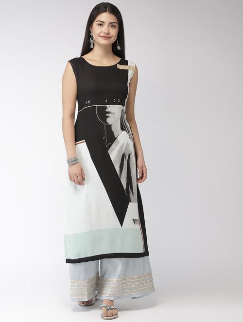 women's straight kurta - 17060695 - Very Small Image - 1