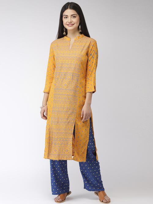 women's straight kurta - 17060701 - Very Small Image - 1