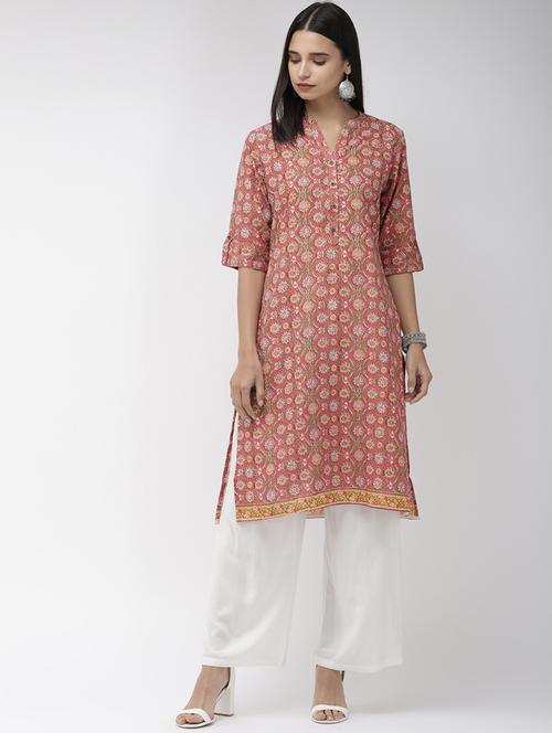 women's straight kurta - 17061221 - Very Small Image - 1